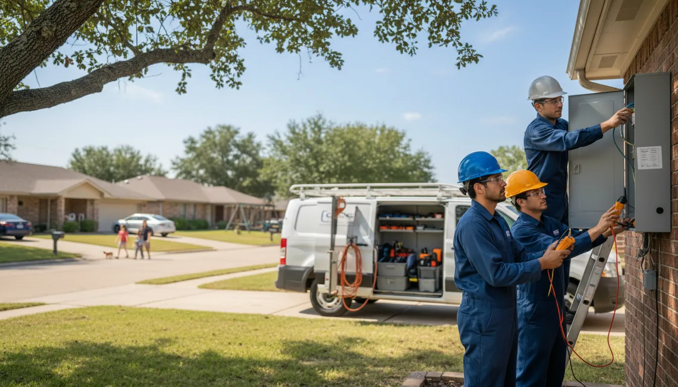 Certified electrician providing emergency electrical services in Woodburn, KY